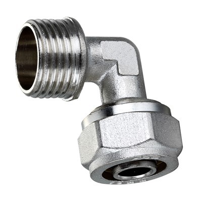 Fittings konpresyon an kwiv pou tiyo PEX